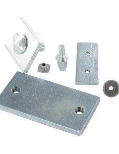 Barrel nut 10X14 M6 OFF-CENTRAL Zinc Plated CM