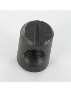 Barrel nut 10X14 M6 CENTER Black Zinc Plated 2