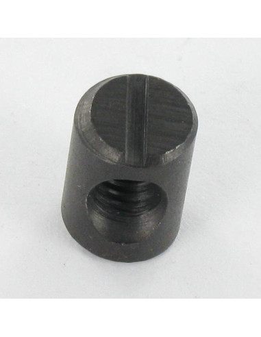 1 x Barrel nut 10X14 M6 CENTER Black Zinc Plated
