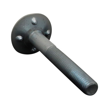 1 x Screw PLAN Countersunk Head WIDE 4ERGOT10X80 Zinc Plated RAL7044