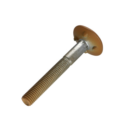 1 x Screw PLAN Countersunk Head WIDE 4ERGOT10X80 Zinc Plated RAL1011M