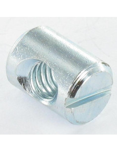 Barrel nut 10X14 M6 CENTER Zinc Plated 2