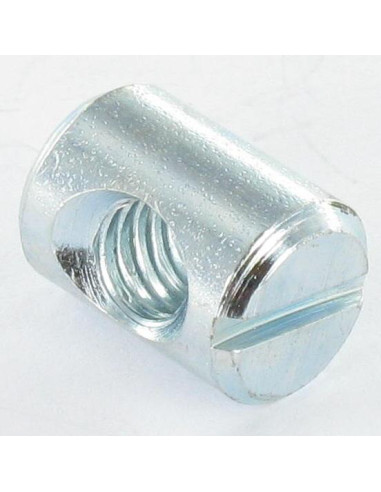 1 x Barrel nut 10X14 M6 CENTER Zinc Plated