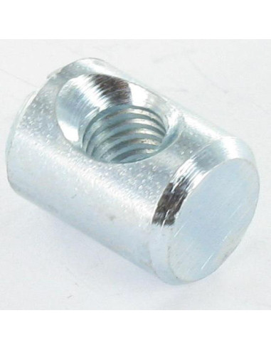 1 x Barrel nut 10X14 M6 CENTER Zinc Plated
