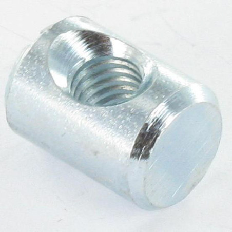 1 x Barrel nut 10X14 M6 CENTER Zinc Plated
