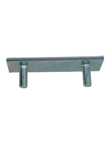 1 x PLATE 90X32X5 + Carriage Bolt 8X25 Zinc Plated