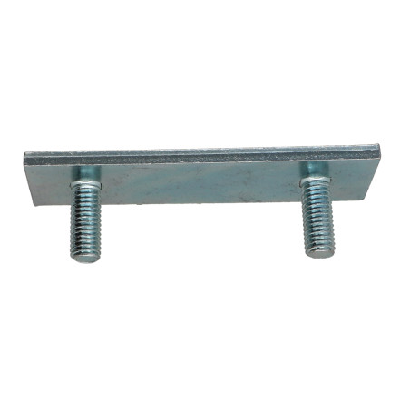 1 x PLATE 90X32X5 + Carriage Bolt 8X25 Zinc Plated