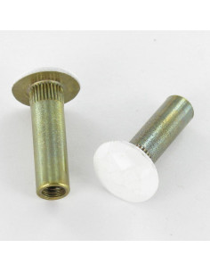 Nut Bookbinder HAMMERED M8X28 Inner Thread M6 (Blind...