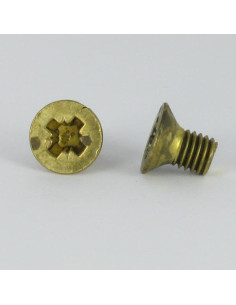 Machine Screw Brass Countersunk Head Pozi PZ2 M4X10