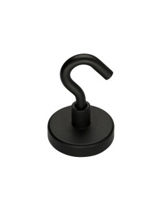 Hook magnetic Diameter 25 Black Zinc Plated