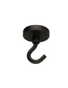 Hook magnetic Diameter 25 Black Zinc Plated 2