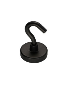 Hook magnetic Diameter 32 Black Zinc Plated