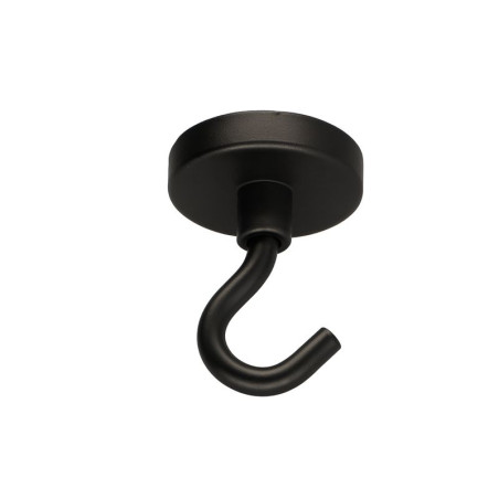 1 x Hook magnetic Diameter 32 Black Zinc Plated