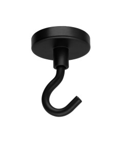 Hook magnetic Diameter 36 Black Zinc Plated 2
