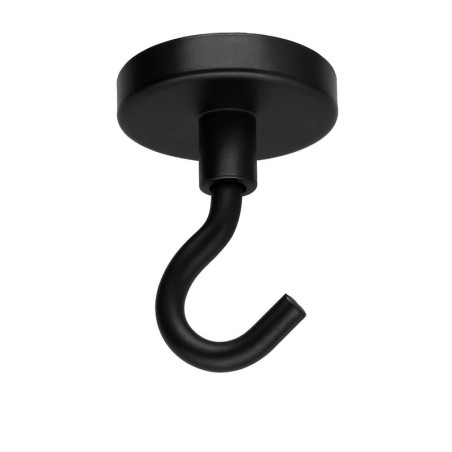 1 x Hook magnetic Diameter 36 Black Zinc Plated