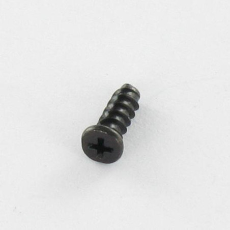 1 x Self Tapping Screw Linch Pin Plastic Pan Head Phillips 0 1.7X5 Black Zinc Plated micro screw