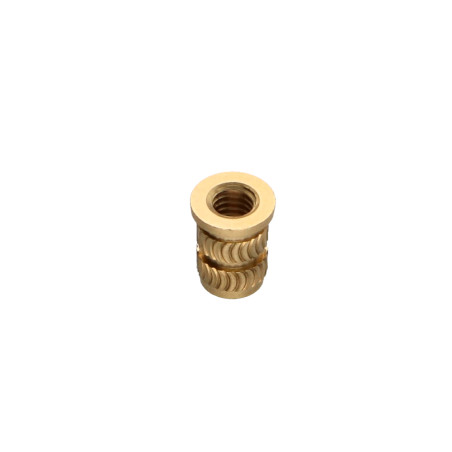 1 x Self Tapping Insert With Head HEATFIX Brass M4X8.1