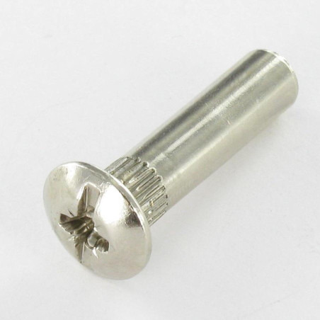 1 x Nut Binder Pozi And Slotted 8X31 M6X15 AC. Nickel Plated