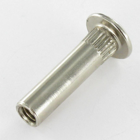 1 x Nut Binder Pozi And Slotted 8X31 M6X15 AC. Nickel Plated