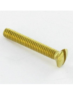 Machine Screw Brass Pan Countersunk Head Slotted M6X35