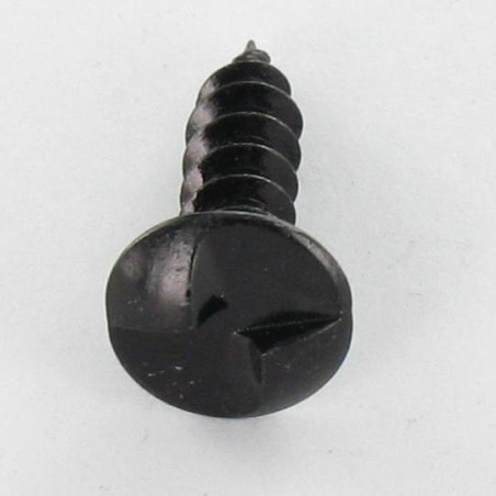 1 x Wood Screw Security ONE WAY Large Pan Head 5X20 Black Zinc Plated
