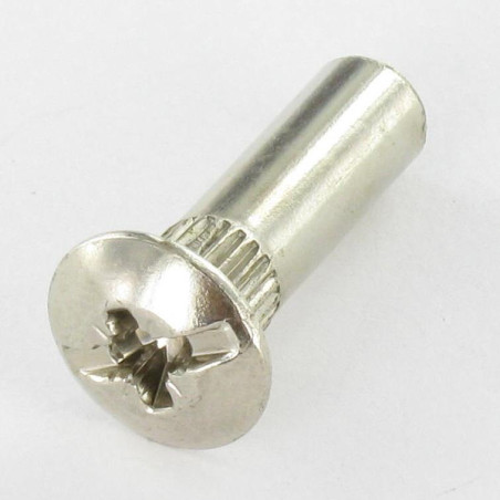 1 x Nut Binder Pozi And Slotted 8X25 M6X15 AC. Nickel Plated
