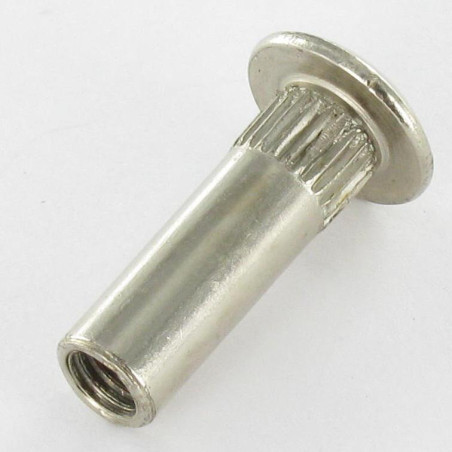 1 x Nut Binder Pozi And Slotted 8X25 M6X15 AC. Nickel Plated