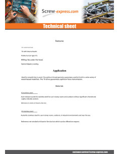 Chipboard Screw Tekor Stainless Steel A2 Countersunk Head... 2