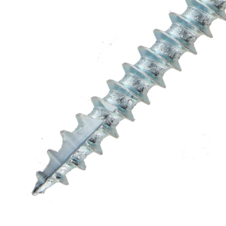 1 x Bucket of 385 Chipboard Screw Tekor 4X50 Countersunk Head T20 cut Type 17 Drilling Point Zinc Plated