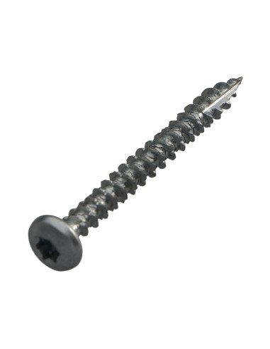1 x Chipboard Screw Tekor Round Head T10 3x30...
