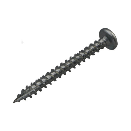 1 x Chipboard Screw Tekor Round Head T25 5X30 Full Thread cut Type 17 Drilling Point Zinc Plated