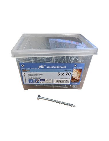 1 x Bucket 160 Chipboard Screws 5X70...