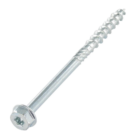 1 x Framing screws TEKOR Hexagonal Head cut Type 17 Drilling Point 8X80 T40 Zinc Plated Cr3 96 Hbs Without Red Rust