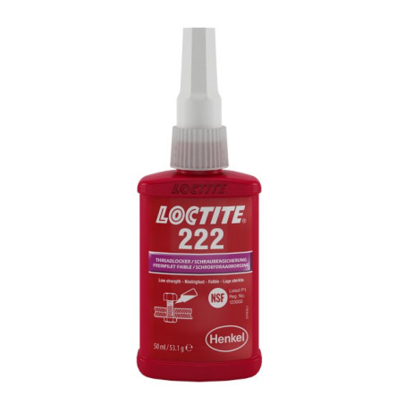 1 x Patch Nylon low strength 50ML LOCTITE 222