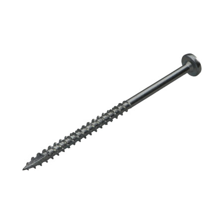 1 x Chipboard Screw Tekor Round Head T30 6X100 Partial Thread cut Type 17 Drilling Point Zinc Plated