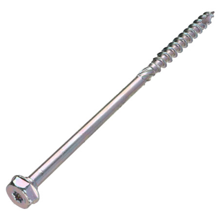 1 x Framing screws TEKOR Hexagonal Head cut Type 17 Drilling Point 12X240 Thread Length: 80 T50 Zinc Plated Cr3 96 Hbs