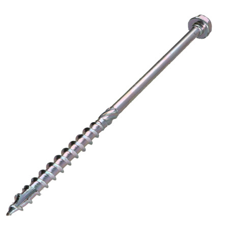 1 x Framing screws TEKOR Hexagonal Head cut Type 17 Drilling Point 12X280 Thread Length: 80 T50 Zinc Plated Cr3 96 Hbs