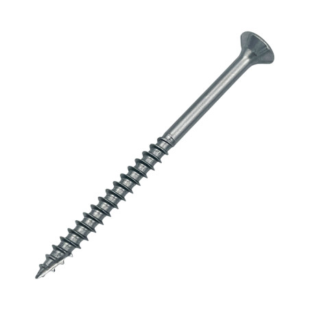 1 x Chipboard Screw Tekor Stainless Steel A2 Countersunk Head With Serration T10 3.5X25 Thread Length: 18 cut Type