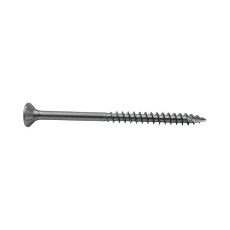 1 x Chipboard Screw Tekor Stainless Steel A2 Countersunk Head With Serration T10 3.5X25 Thread Length: 18 cut Type