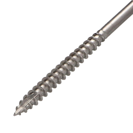 1 x Chipboard Screw Tekor Stainless Steel A2 Countersunk Head With Serration T25 5X60 Thread Length: 35 cut Type 17