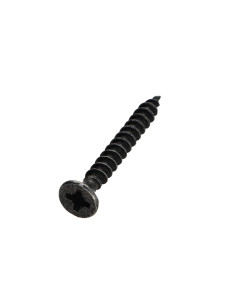 Chipboard Screw Countersunk Head Pozi 4X30 Black Zinc Plated