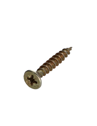1 x Chipboard Screw Countersunk Head Pozi 4X30...