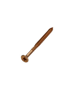 Chipboard Screw Countersunk Head Pozi 6X70 Zinc Plated
