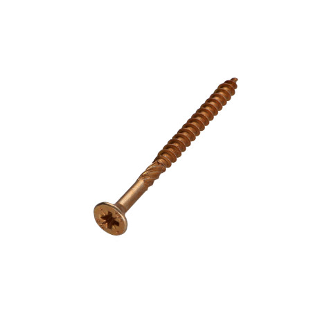 1 x Chipboard Screw Countersunk Head Pozi 6X70 Zinc Plated