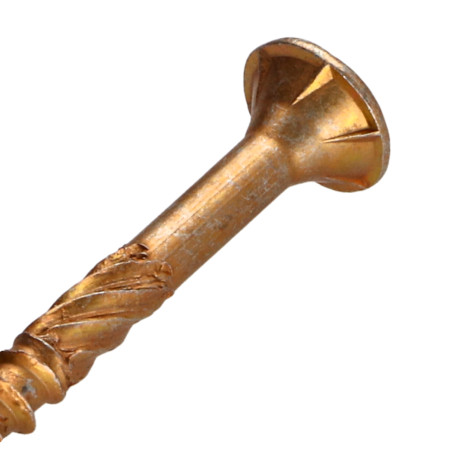 1 x Chipboard Screw Countersunk Head Pozi 6X70 Zinc Plated