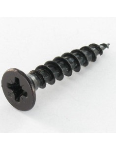 Chipboard Screw Countersunk Head Pozi 3.5X20 Black Zinc...