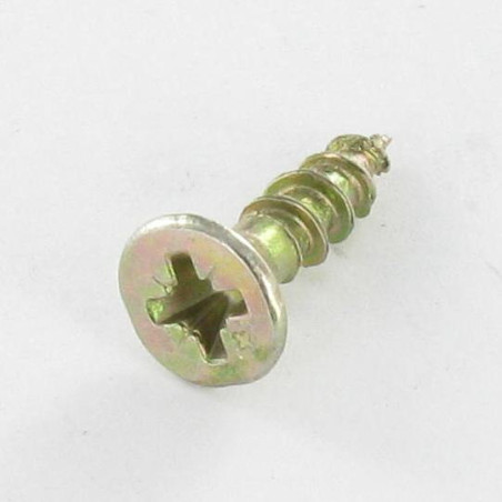 1 x Chipboard Screw Countersunk Head Pozi 3.5X17 Yellow Zinc