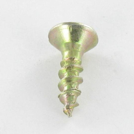 1 x Chipboard Screw Countersunk Head Pozi 3.5X17 Yellow Zinc