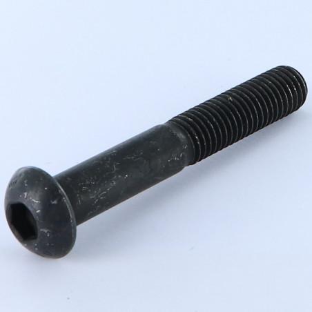 1 x Machine Screw Hex Socket Pan Head Cap M12X80 Partial Thread Class 10.9 Hexagon Socket 8 Black Zinc Plated