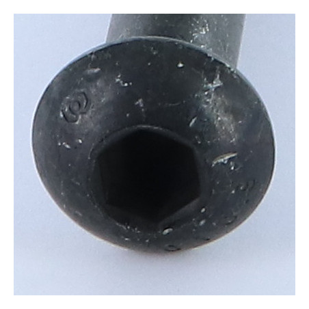 1 x Machine Screw Hex Socket Pan Head Cap M12X80 Partial Thread Class 10.9 Hexagon Socket 8 Black Zinc Plated